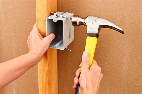 how to install metal electrical box on block wall|putting electrical box existing drywall.